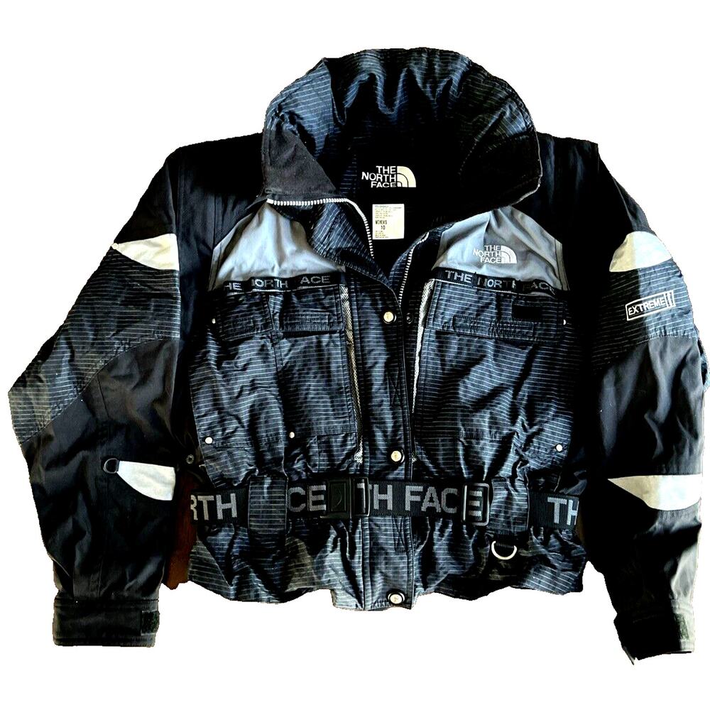 VTG The North Face Extreme Gear Ski JACKET+ VEST Winter SZ 10 MED Convertible